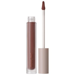 ROSE INC Lip Cream Longwearing Matte Liquid Lipstick with Squalane Color: Kiss And Part - Blush Pink