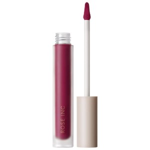 ROSE INC Lip Cream Longwearing Matte Liquid Lipstick with Squalane - Color: Then I Knew