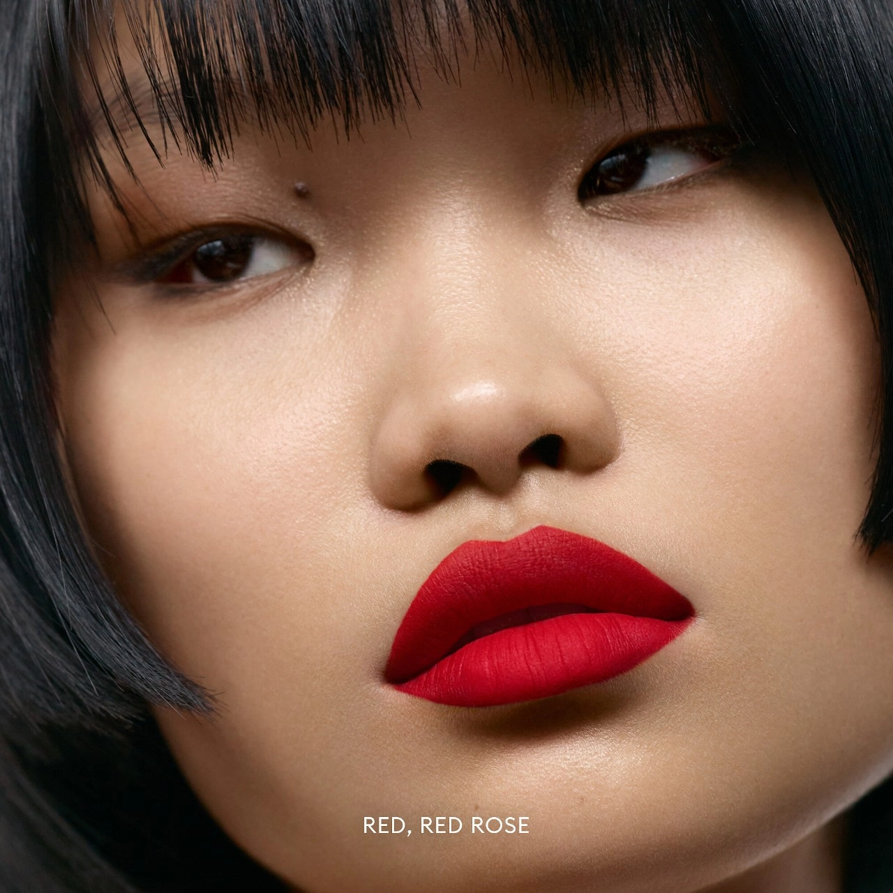 ROSE INC Lip Cream Longwearing Matte Liquid Lipstick with Squalane - Red Red Rose - Image 3