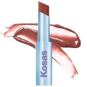Kosas Wet Stick Moisturizing Shiny Sheer Lipstick with Ceramides - Tropic Bliss (Cool Rosy Mauve)