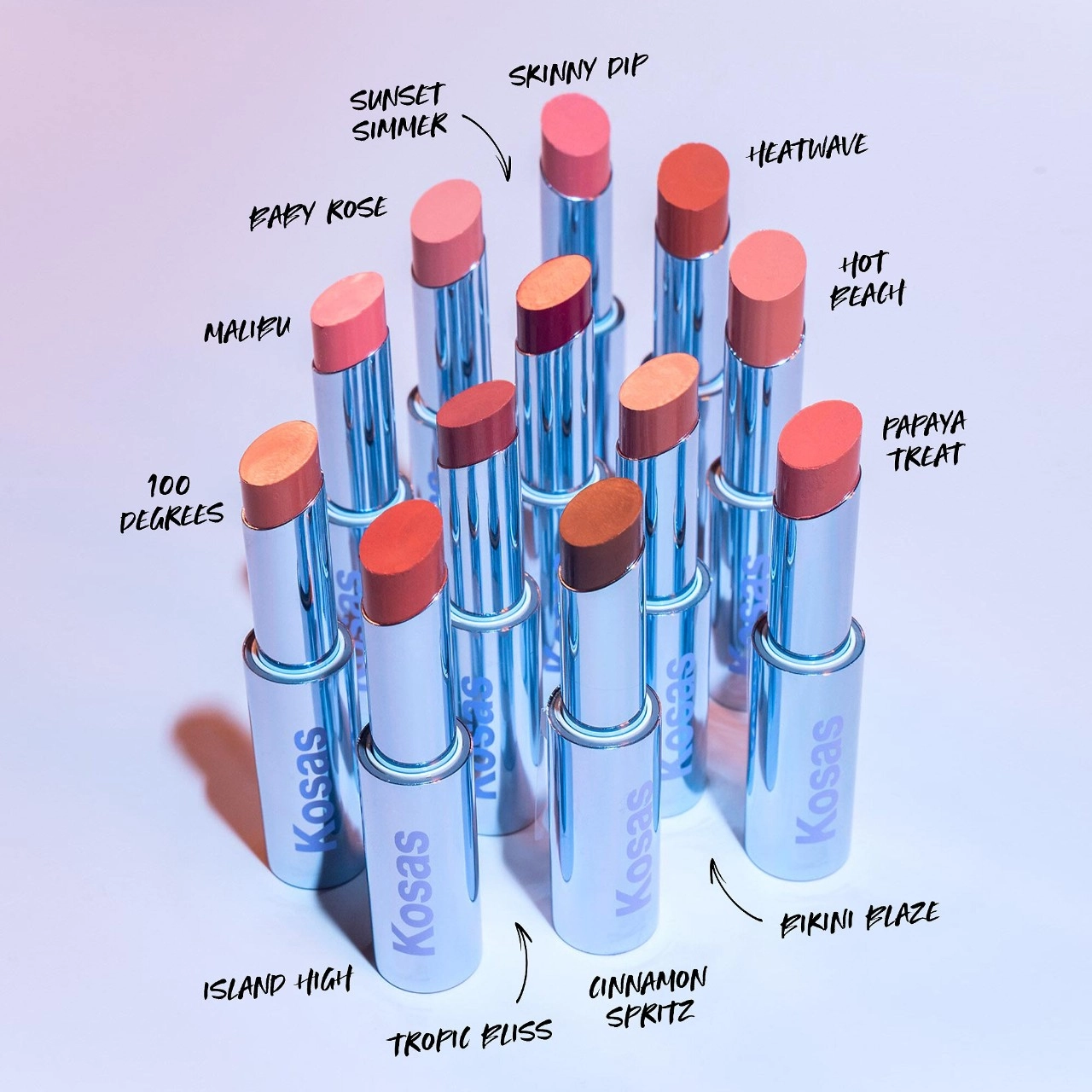 Kosas Wet Stick Moisturizing Shiny Sheer Lipstick with Ceramides - Cinnamon Spritz - Image 9