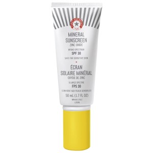 First Aid Beauty Mineral Sunscreen Zinc Oxide Broad Spectrum SPF 30 1.7 oz / 50 mL Fragrance-Free