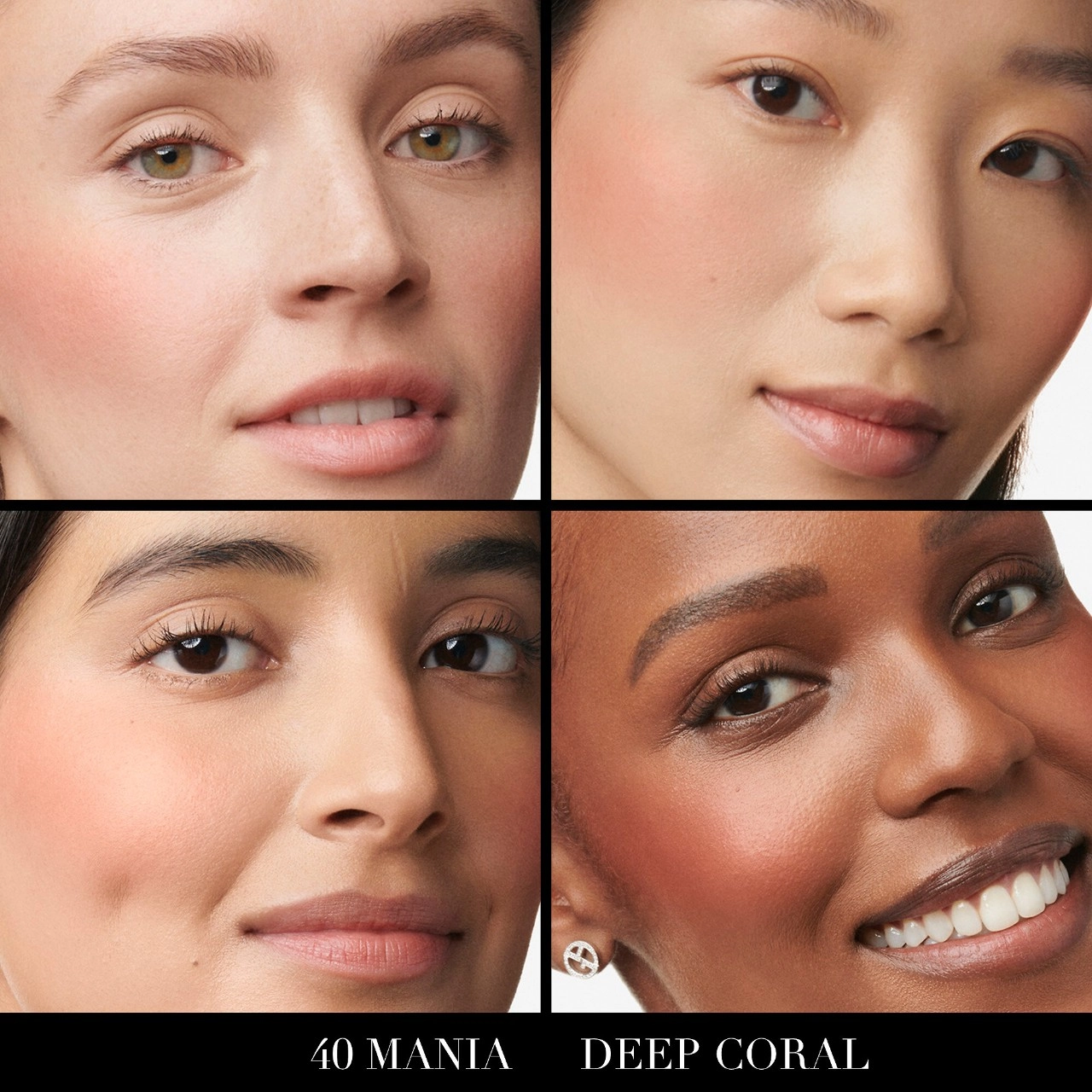 Armani Beauty Luminous Silk Glow Blush 40 Mania - Coral Red - Image 3