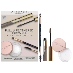 Anastasia Beverly Hills Full & Feathered Brow Kit Color: Taupe - Light to Dark Blonde Hair Limited Edition