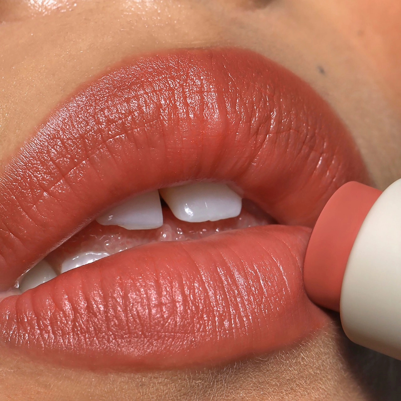 REFY Lip Blush Color: Cinnamon - Medium Burnt Orange Vegan Stick Formula - Image 2