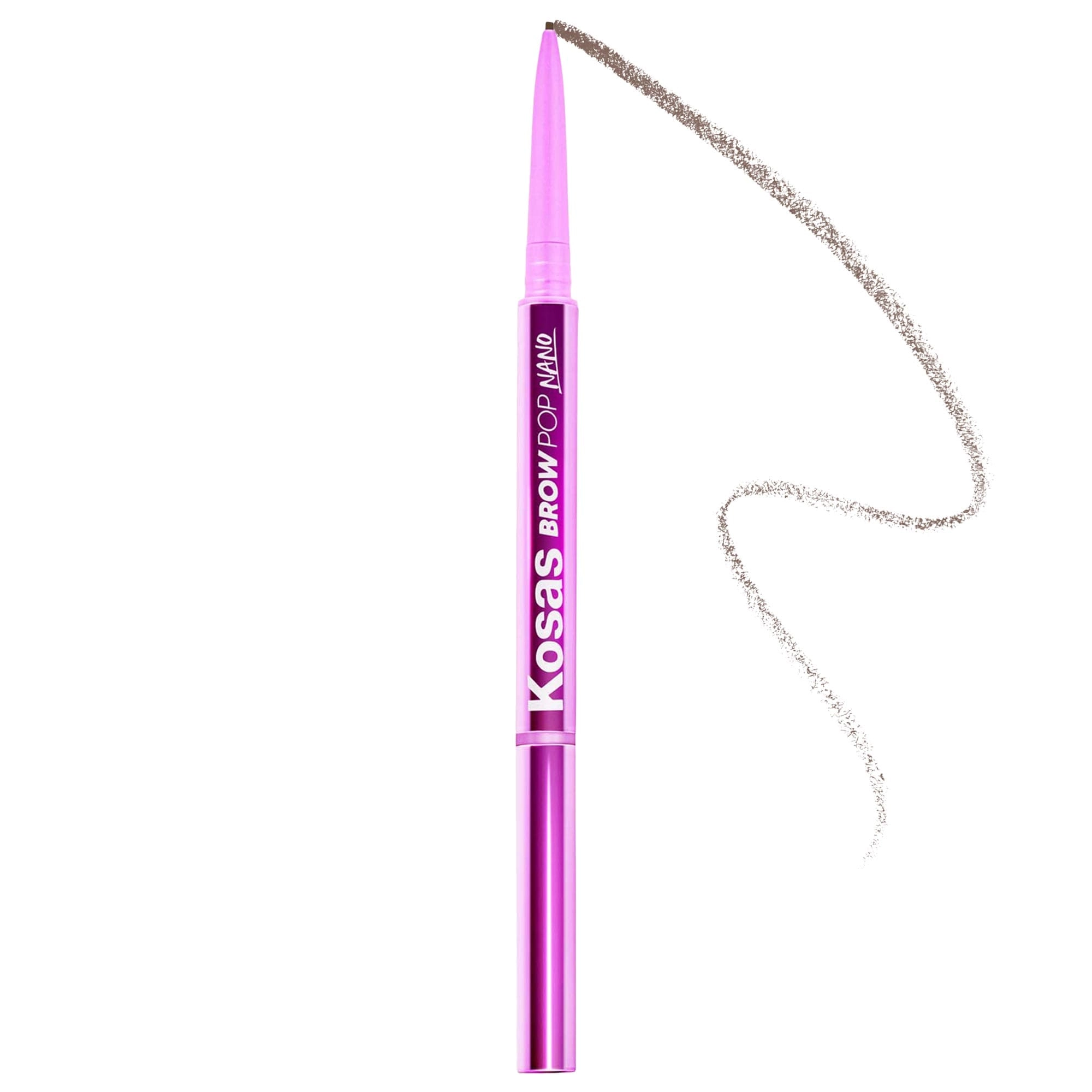 Kosas Brow Pop Nano Ultra-Fine Detailing + Feathering Eyebrow Pencil Color: Medium Brown