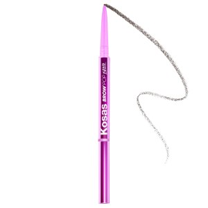 Kosas Brow Pop Nano Dark Brown Eyebrow Pencil Vegan Natural Finish