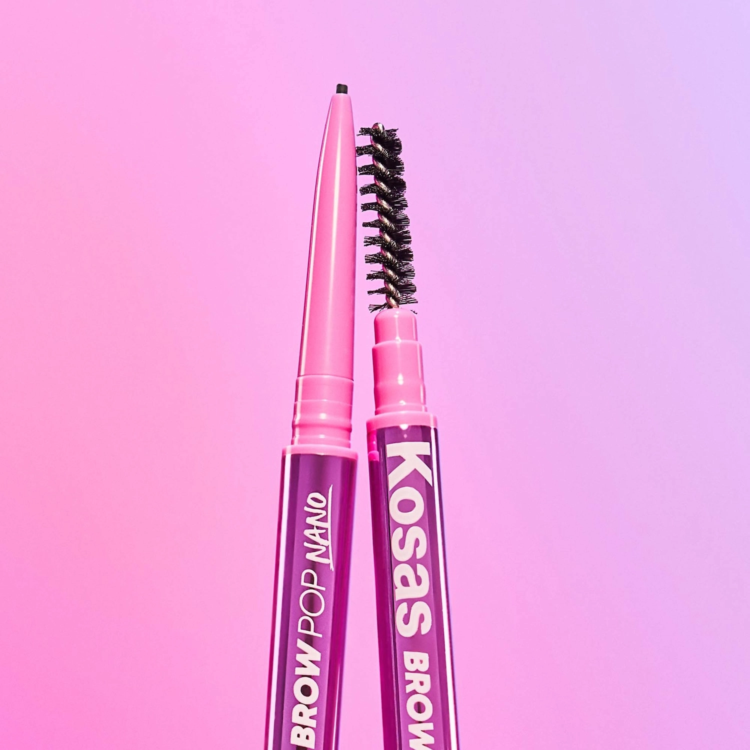 Kosas Brow Pop Nano Ultra-Fine Detailing + Feathering Eyebrow Pencil - Black Vegan - Image 9