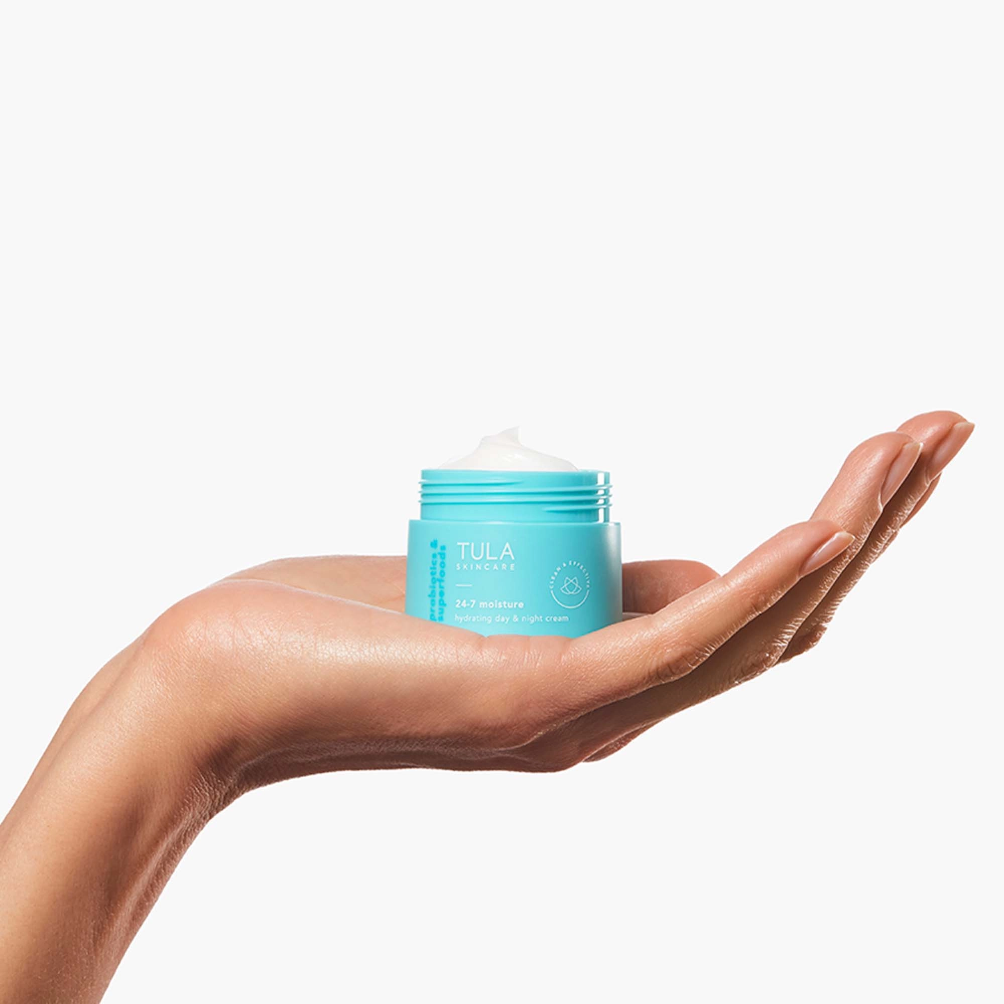 TULA Skincare 24-7 Moisture Hydrating Day & Night Cream 0.5 oz / 15 ml Hyaluronic Acid - Image 5