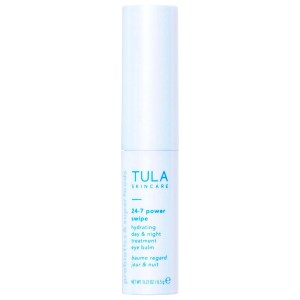 TULA Skincare 24-7 Power Swipe Hydrating Day & Night Treatment Eye Balm 0.23 oz / 6.5 g Hyaluronic Acid