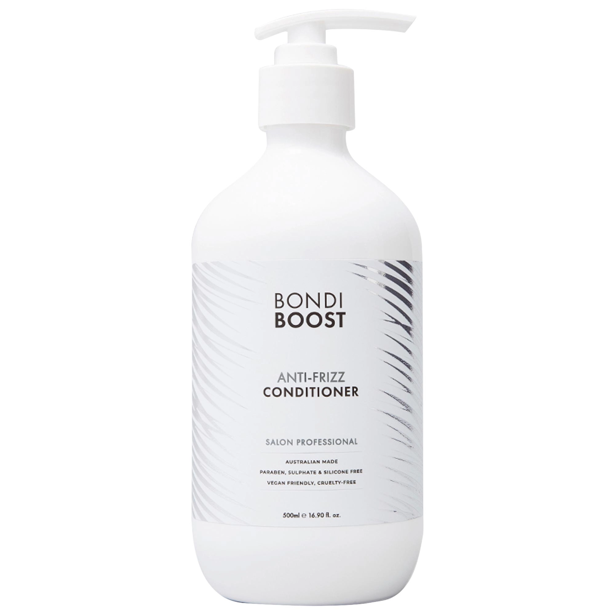 BondiBoost Anti-Frizz Conditioner with Aloe Vera + Nettle Leaf Cider, 16.9 oz / 500 mL, Vegan