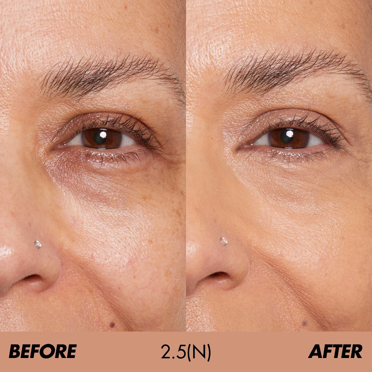 MAKE UP FOR EVER HD Skin Smooth & Blur Undetectable Under Eye Concealer Color 2.5(N) - Desert - Image 2