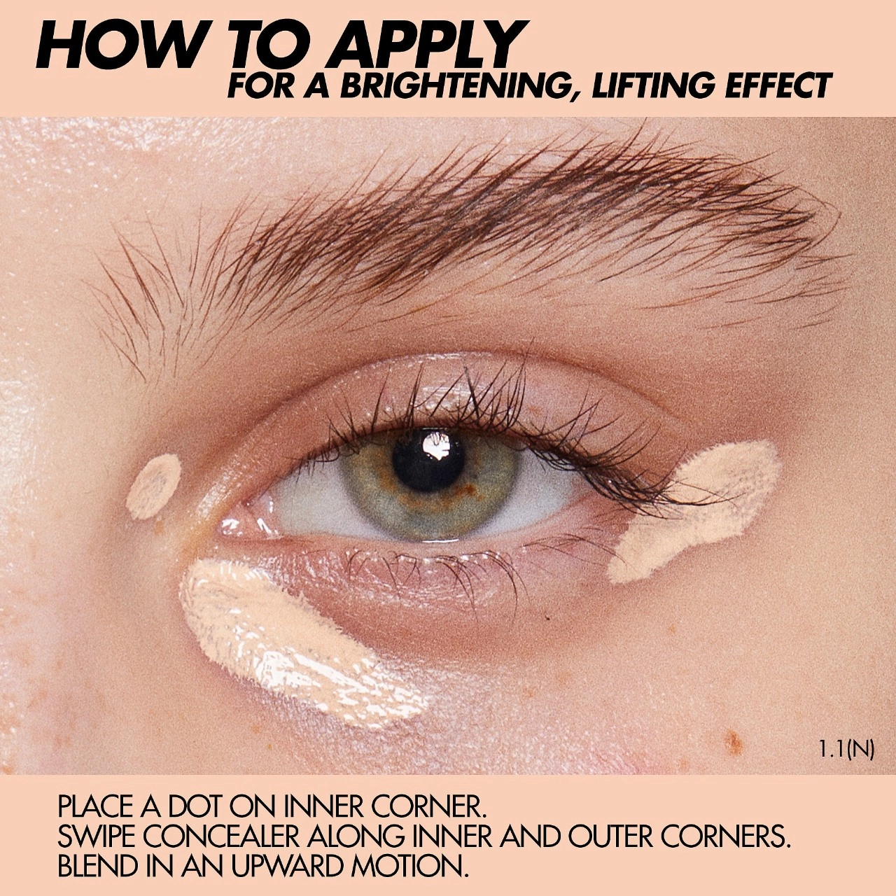 MAKE UP FOR EVER HD Skin Smooth & Blur Undetectable Under Eye Concealer Color 2.5(N) - Desert - Image 5