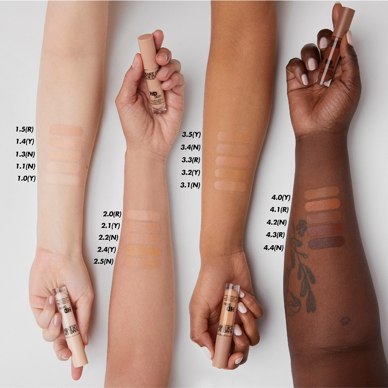 MAKE UP FOR EVER HD Skin Smooth & Blur Undetectable Under Eye Concealer Color 2.5(N) - Desert - Image 7