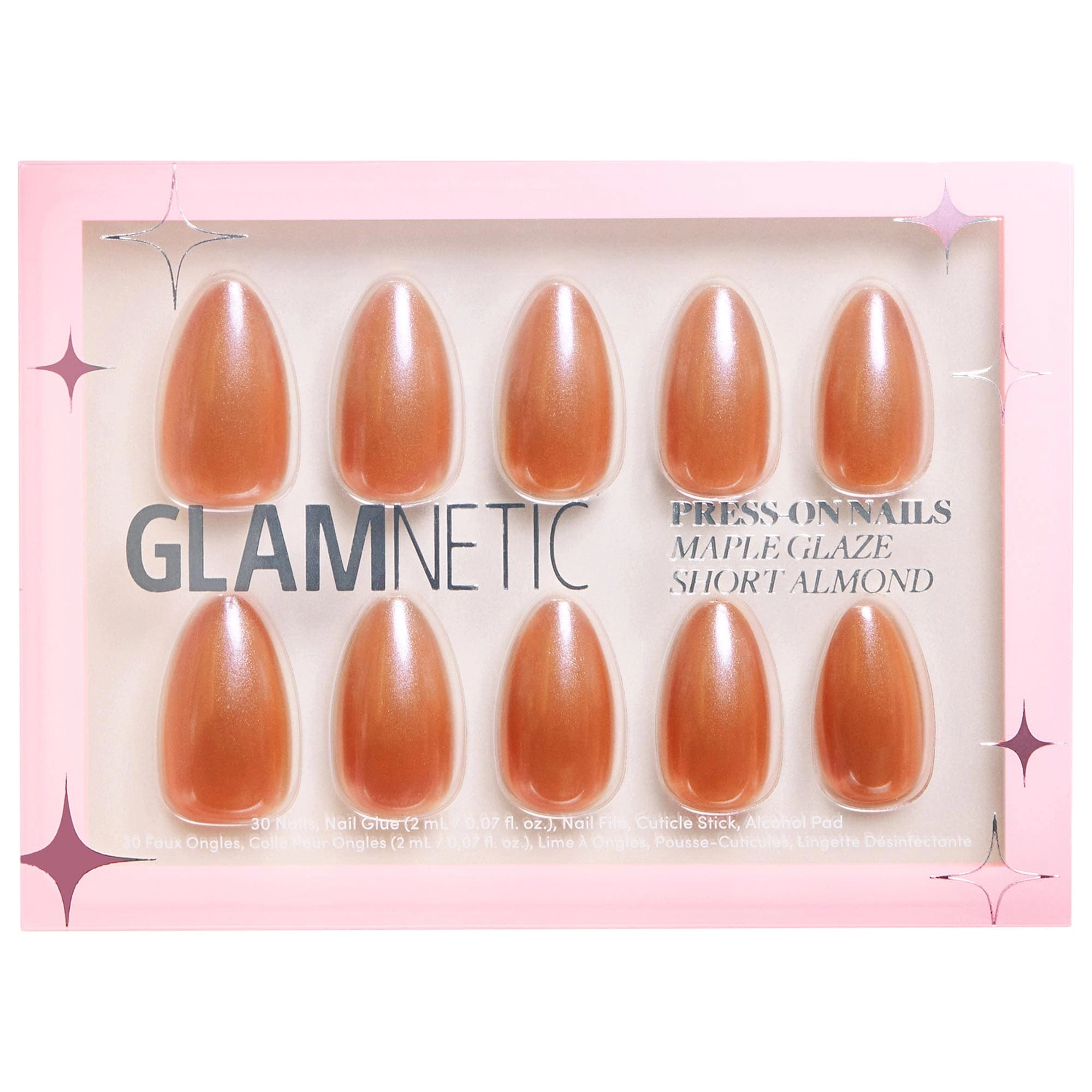 Glamnetic Press-On Nail Kit Color: Maple Glaze Limited Edition