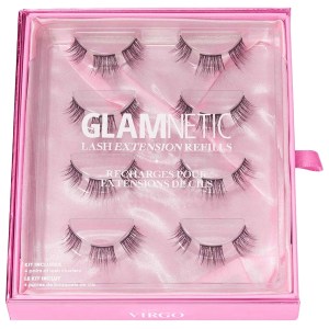 Glamnetic Lash Extension Cluster Refills - Size: 4 Pairs/Kit - Vegan - Cruelty-Free