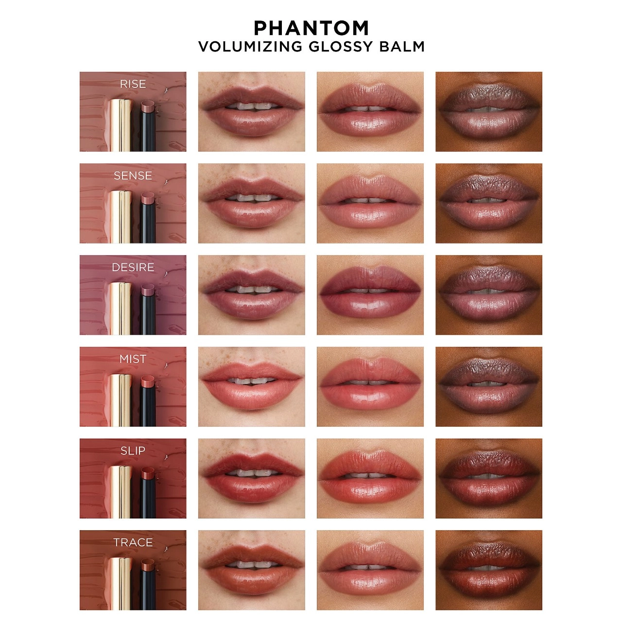 Hourglass Phantom Volumizing Glossy Lip Balm Color: Impulse - Deep Red - Image 4