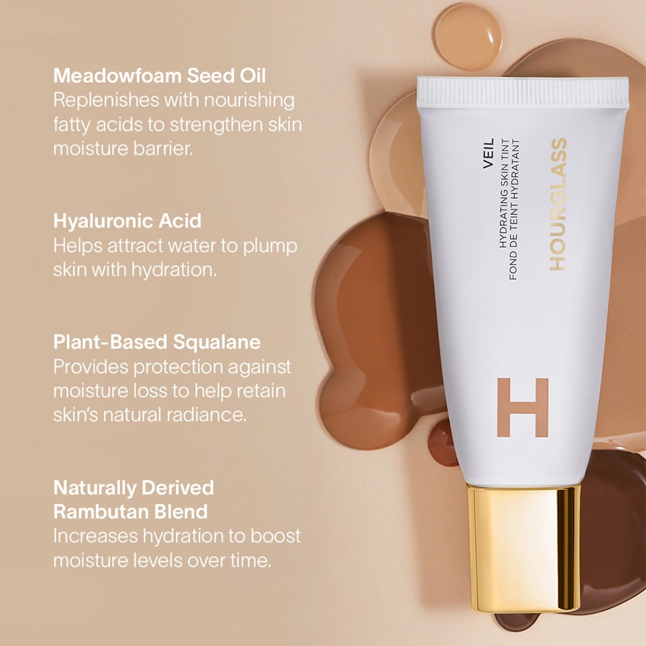 Hourglass Veil™ Hydrating Skin Tint Foundation Color 2 - Very Fair with Warm Undertones - Image 6