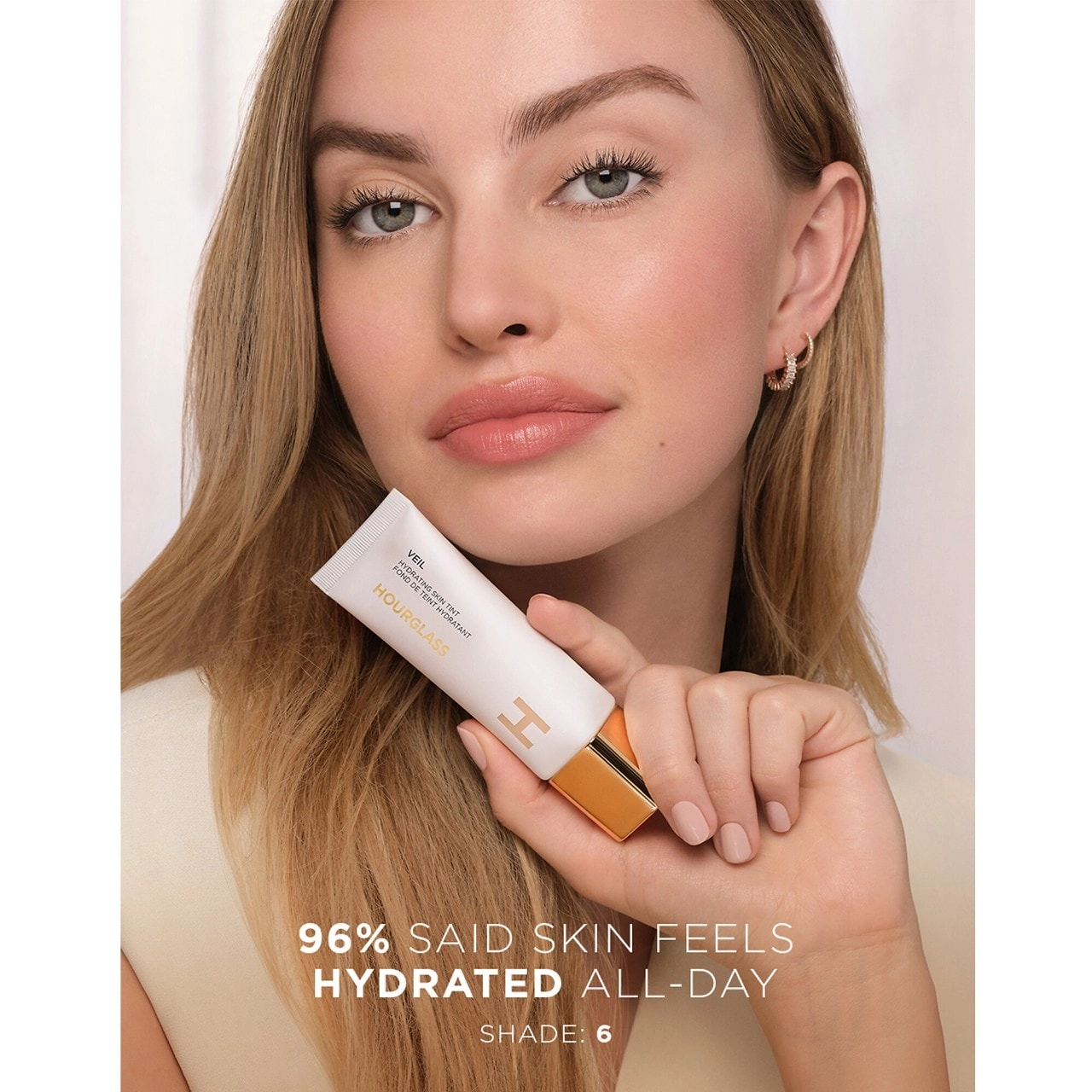 Hourglass Veil™ Hydrating Skin Tint Foundation 13 - Medium Deep with Neutral Undertones Vegan - Image 10