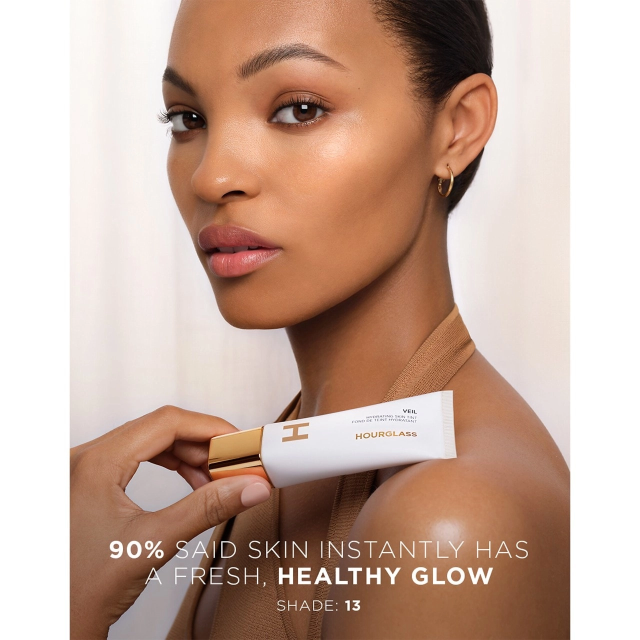 Hourglass Veil™ Hydrating Skin Tint Foundation 15 - Medium Deep with Warm Undertones Vegan - Image 13