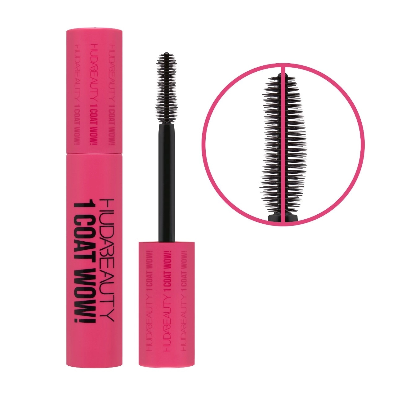 HUDA BEAUTY 1 Coat WOW! Extra Volumizing and Lifting Mascara - Very Vanta - Extreme Black
