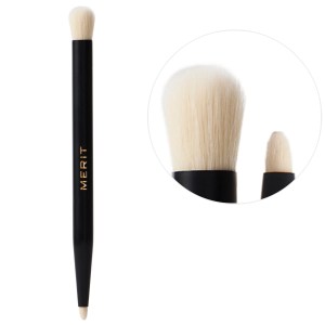 MERIT Brush No. 2 Double Sided Eyeshadow Brush - Vegan, Recyclable Packaging