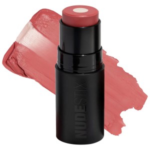 NUDESTIX Nudies Matte + Glow Core All Over Face Plumping Peptide Blush - Peach Pearl