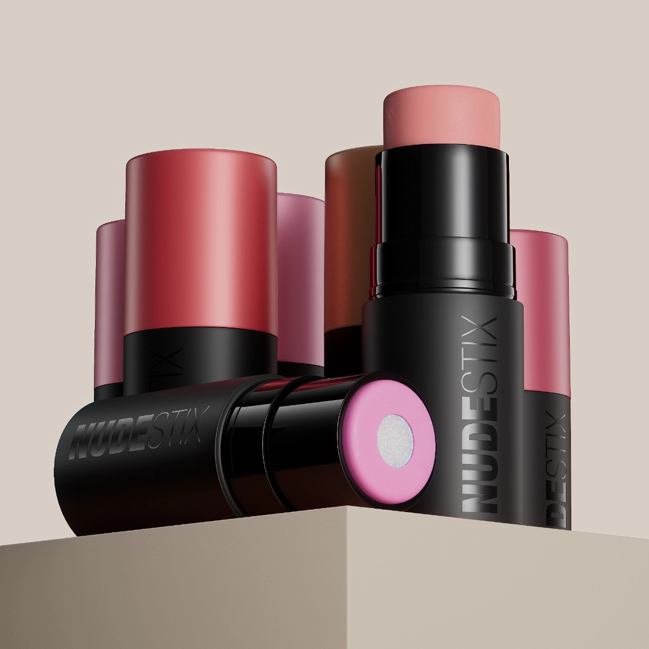 NUDESTIX Nudies Matte + Glow Core All Over Face Blush - Radiant Elegance - Image 6