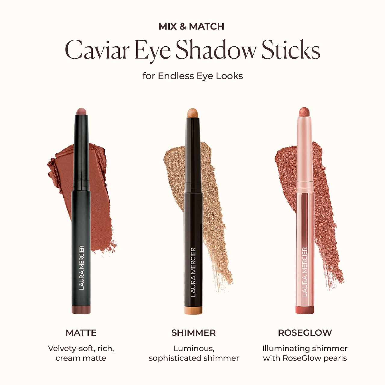 Laura Mercier Caviar Stick Matte Eye Shadow - Dark Cacao - Image 7