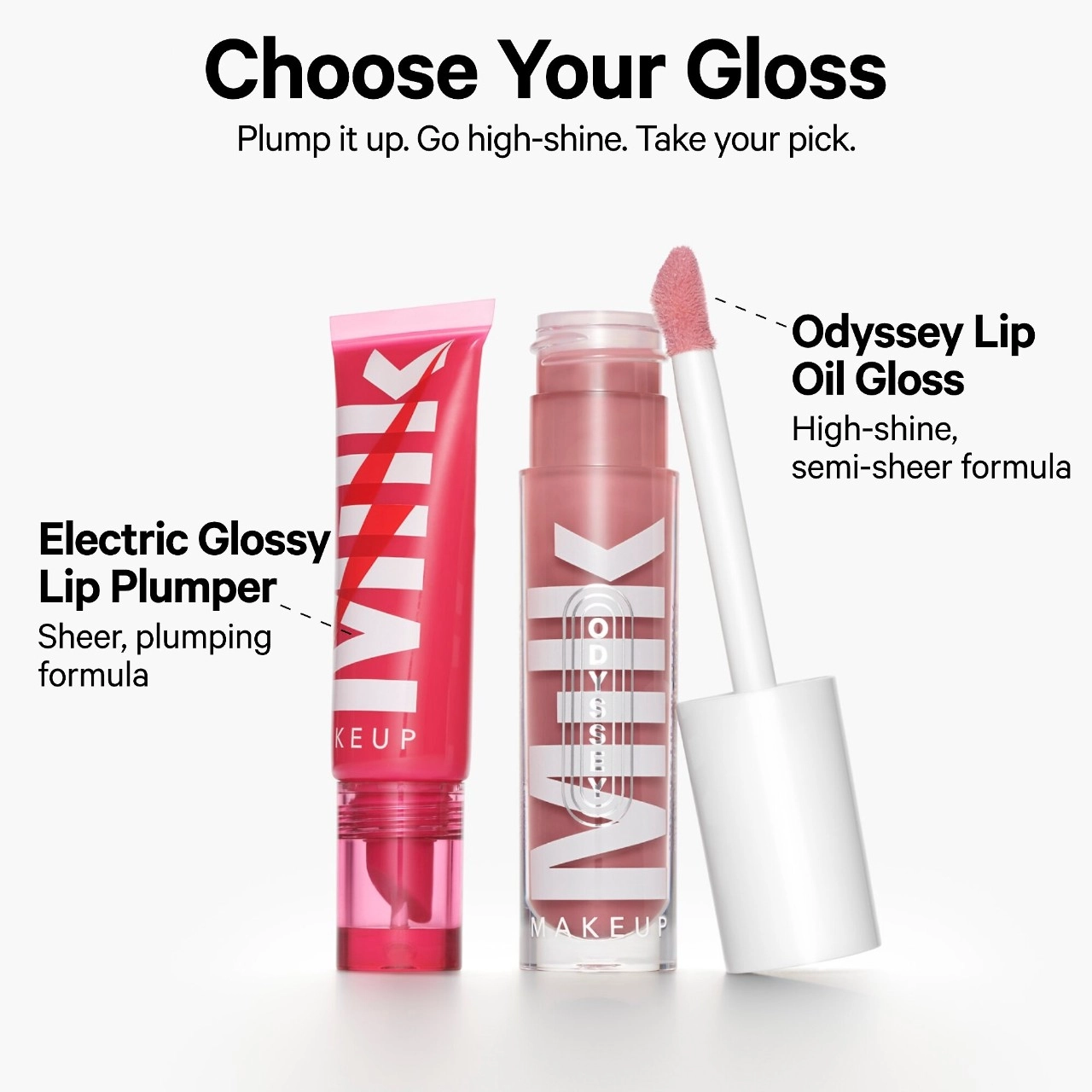 MILK MAKEUP Odyssey Hydrating Non-Sticky Lip Oil Gloss - Explore Coral Shimmer - Image 5