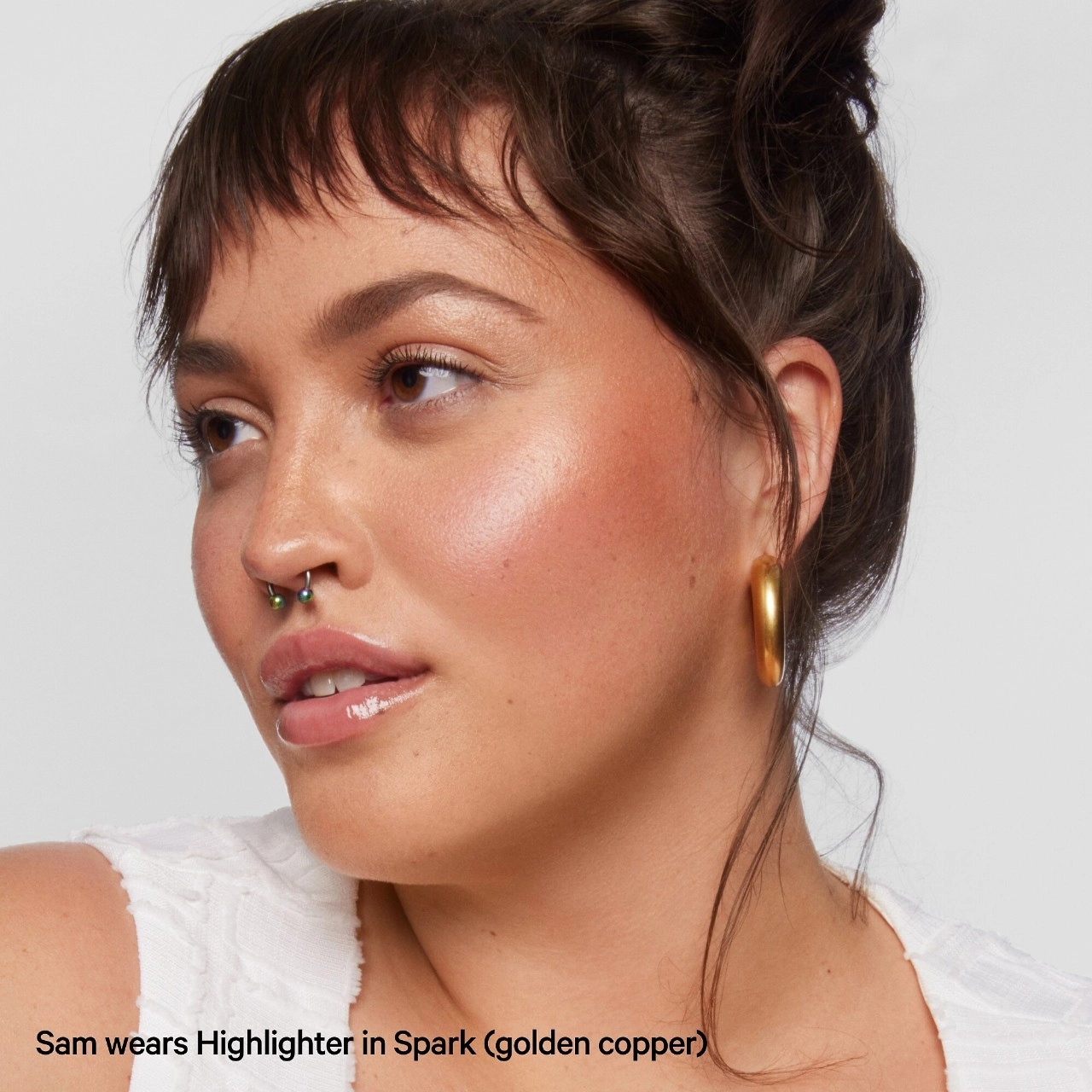 MILK MAKEUP Dewy Cream Highlighter Stick - Spark (Golden Copper) - Image 7