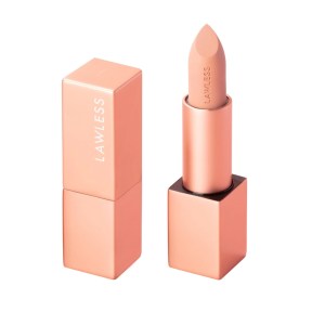 LAWLESS Platinum Lip-Plumping Satin Cream Lipstick