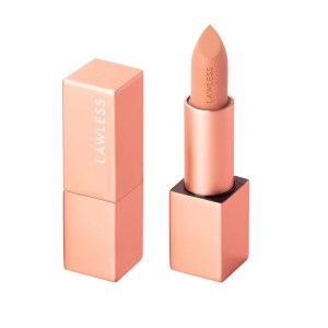 LAWLESS Forget the Filler Lip-Plumping Line-Smoothing Satin Cream Lipstick - Color: Annie (Pale Peachy Nude)
