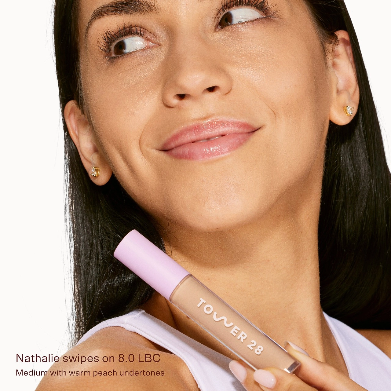Tower 28 Beauty Swipe All-Over Hydrating Serum Concealer 8.0 LBC - Medium with Warm Peach Undertones - Image 5