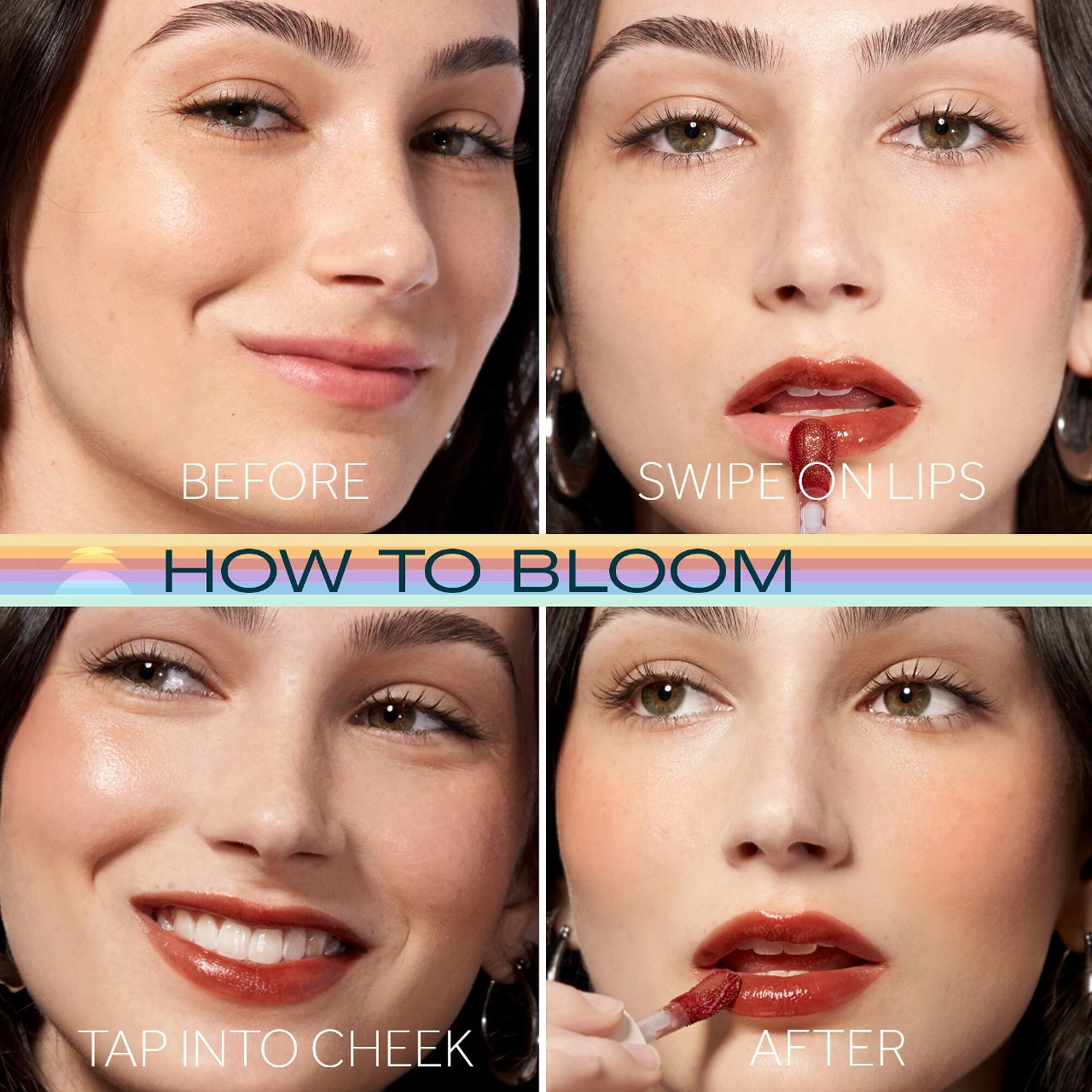 Caliray Socal Superbloom Lip + Cheek Tint in Dawn Patrol - Sheer Cashew Nude - Image 6