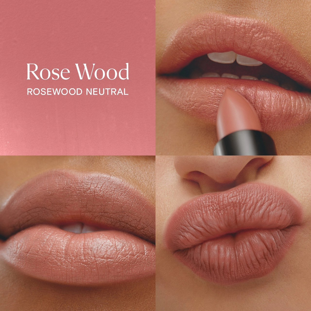 Kulfi Heirloom Satin Lipstick Color: Rose Wood - Image 2