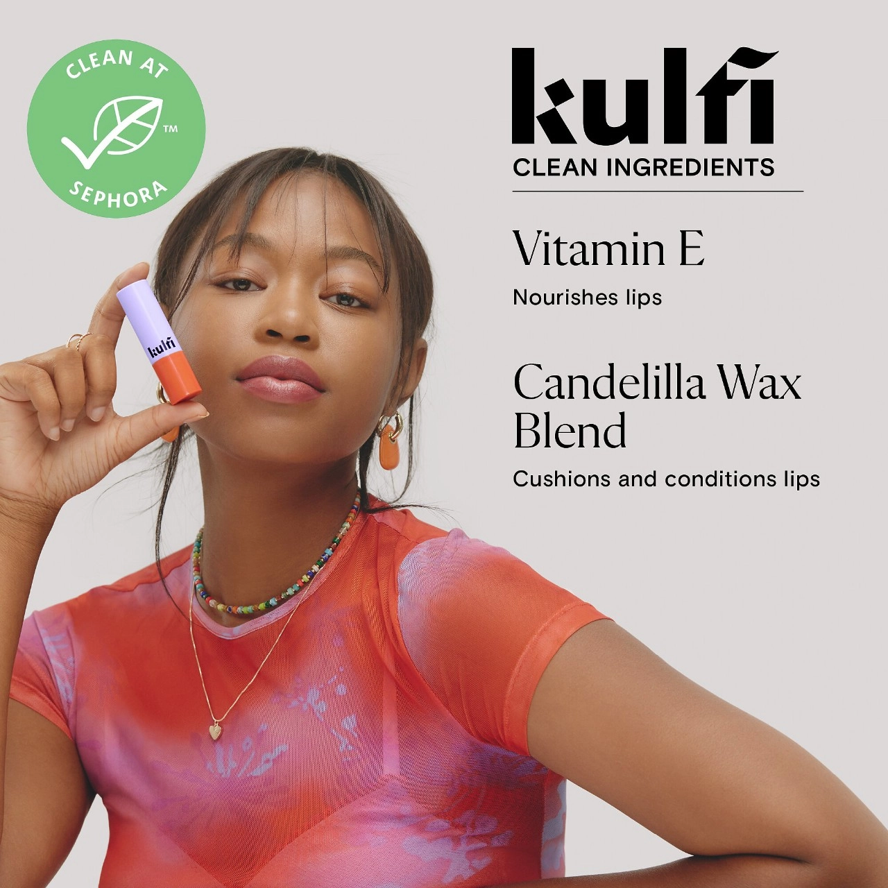 Kulfi Heirloom Satin Lipstick Color: Rose Wood - Image 7