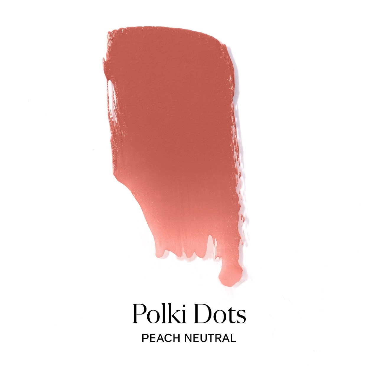 Kulfi Heirloom Satin Lipstick Color: Polki Dots - Peach Neutral Vegan - Image 3