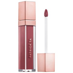 PATRICK TA Silky Lip Crème Seductive - Warm Mauve Vegan Cream Matte Finish