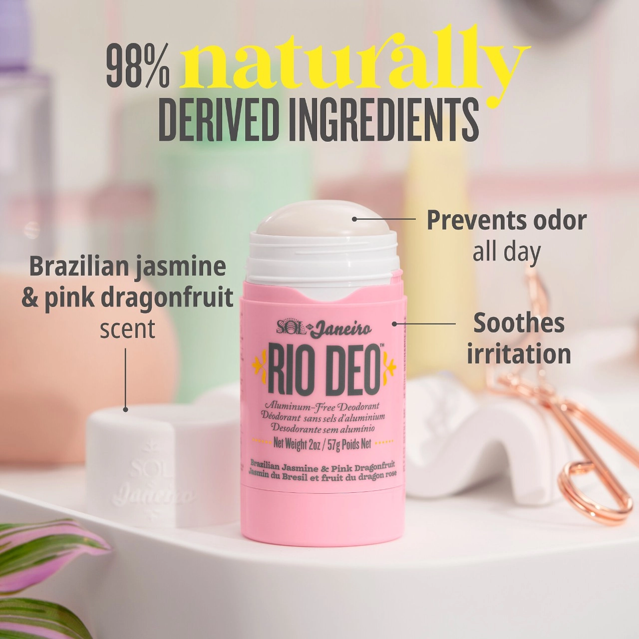 Sol de Janeiro Rio Deo Aluminum-Free Deodorant Cheirosa 68 2oz / 57g Refill - Image 2