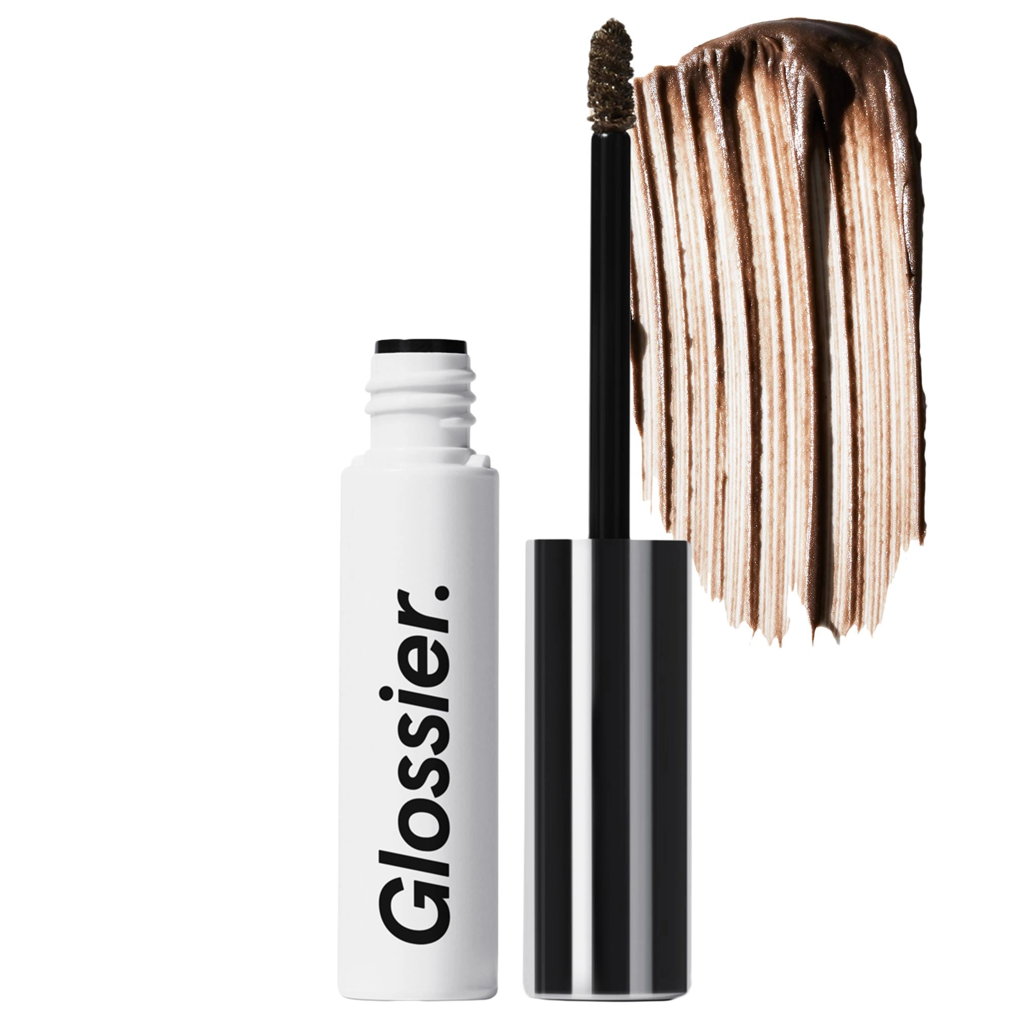Glossier Boy Brow Volumizing Eyebrow Gel-Pomade in Dark Brown - for Dark Brown Hair with Warm Undertones