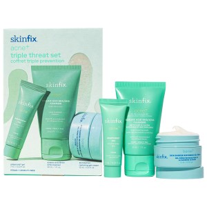 Skinfix Acne+ Triple Threat Set with Salicylic Acid (BHA) + Niacinamide