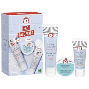 First Aid Beauty FAB Face Faves Kit – Cleanse, Exfoliate + Hydrate