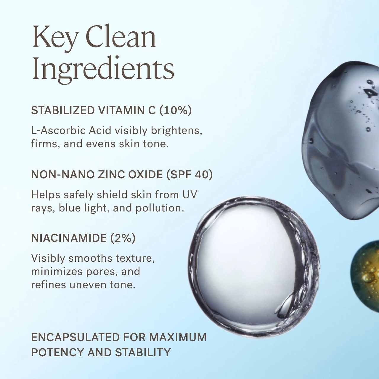 ILIA C Beyond Triple Serum SPF 40 Mineral Sunscreen with Vitamin C 10% + Niacinamide - Translucent Tone 1 - Image 9