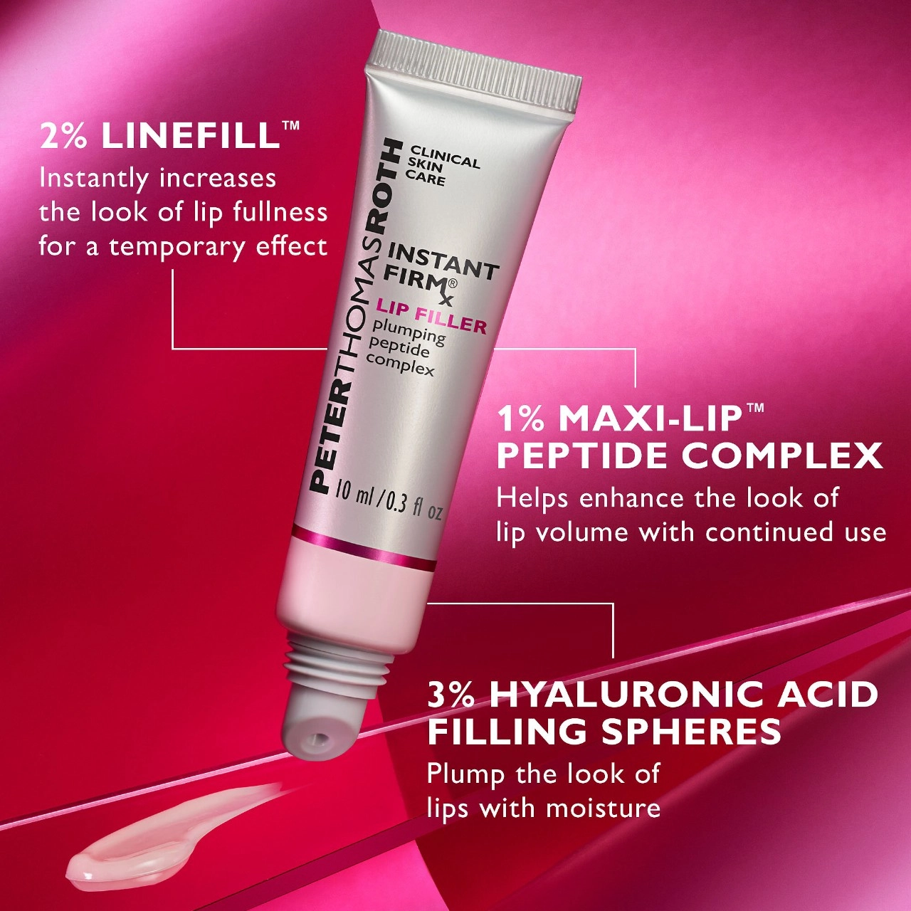 Peter Thomas Roth Instant FIRMx® Lip Filler - Plumping Hyaluronic Acid - 0.3 fl oz / 10 mL - Image 6