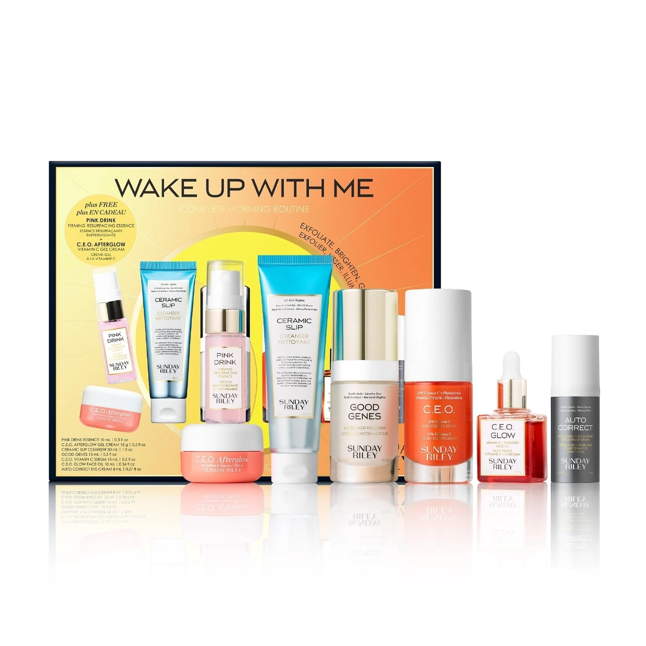 Sunday Riley Wake Up With Me Complete Morning Routine Kit