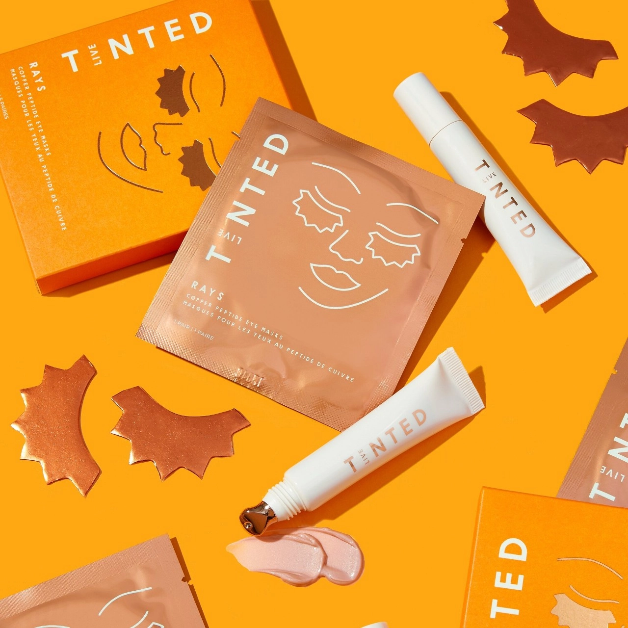 Live Tinted Rays Copper Peptide Eye Masks - Image 5