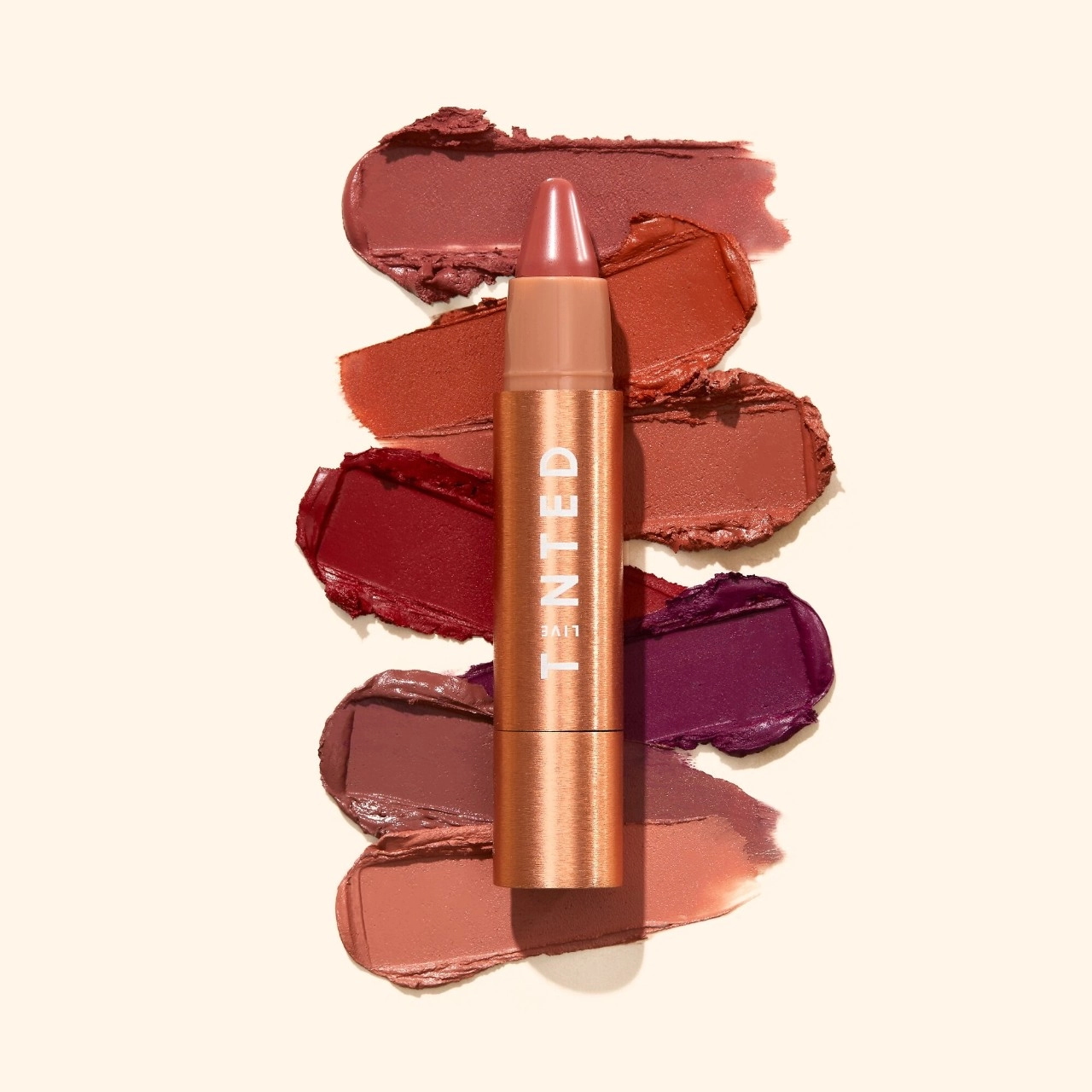Live Tinted Huestick Multistick - Found Deep Brick Color - Image 3