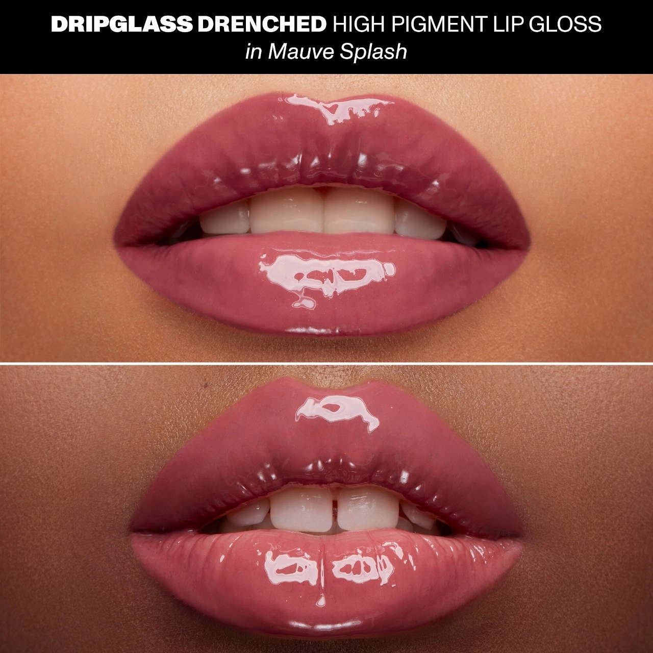 Morphe Dripglass Drenched High Pigment Lip Gloss - Mauve Splash - Image 3
