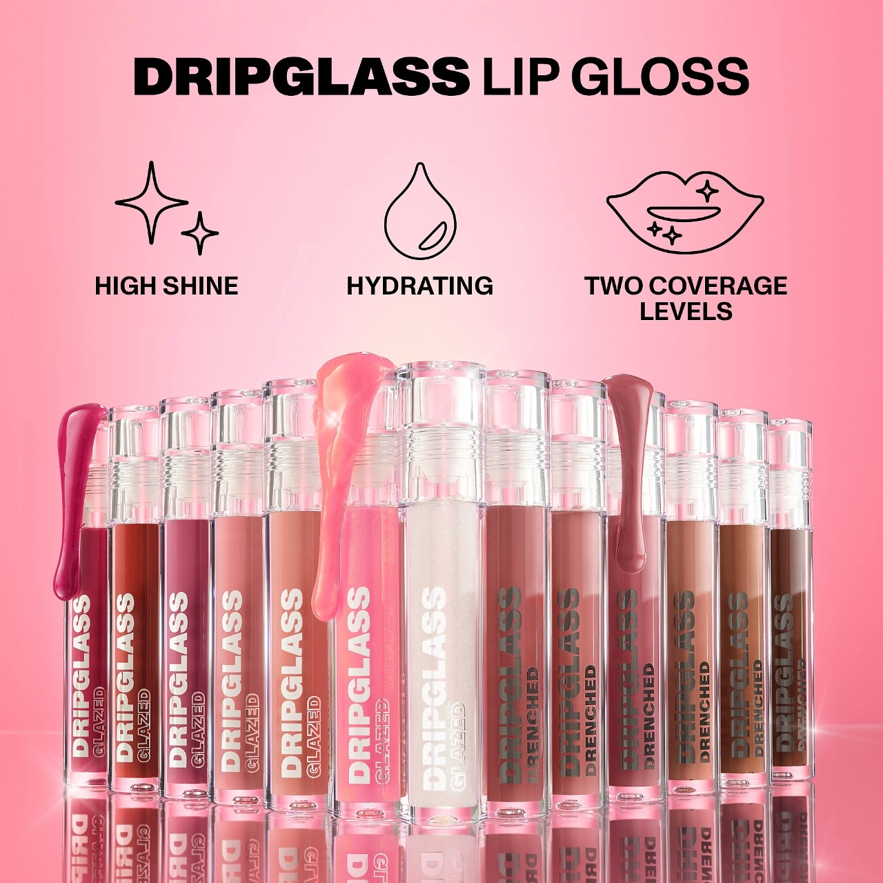 Morphe Dripglass Drenched High Pigment Lip Gloss - Mauve Splash - Image 6